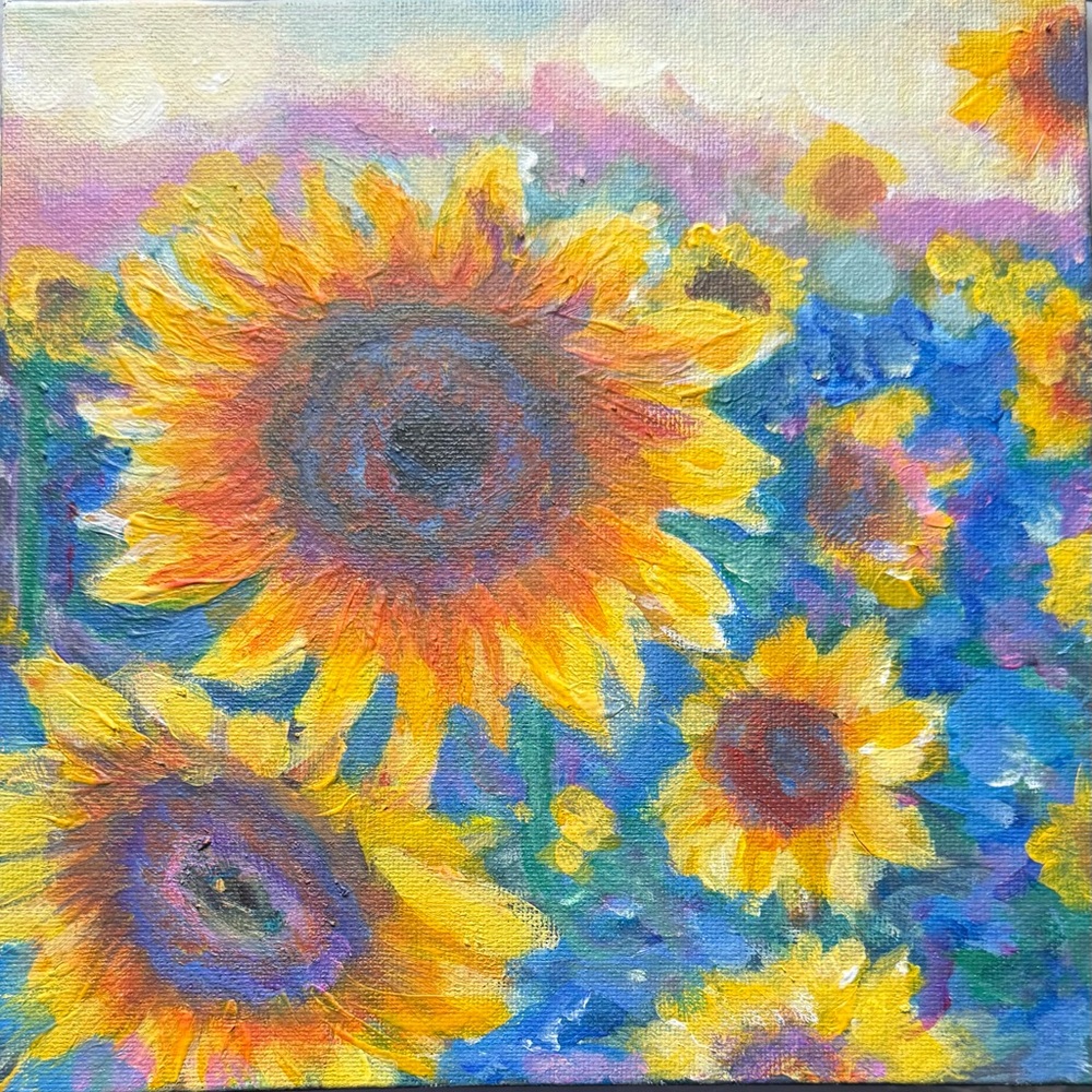 Vibrant Sunflower Canvas Art